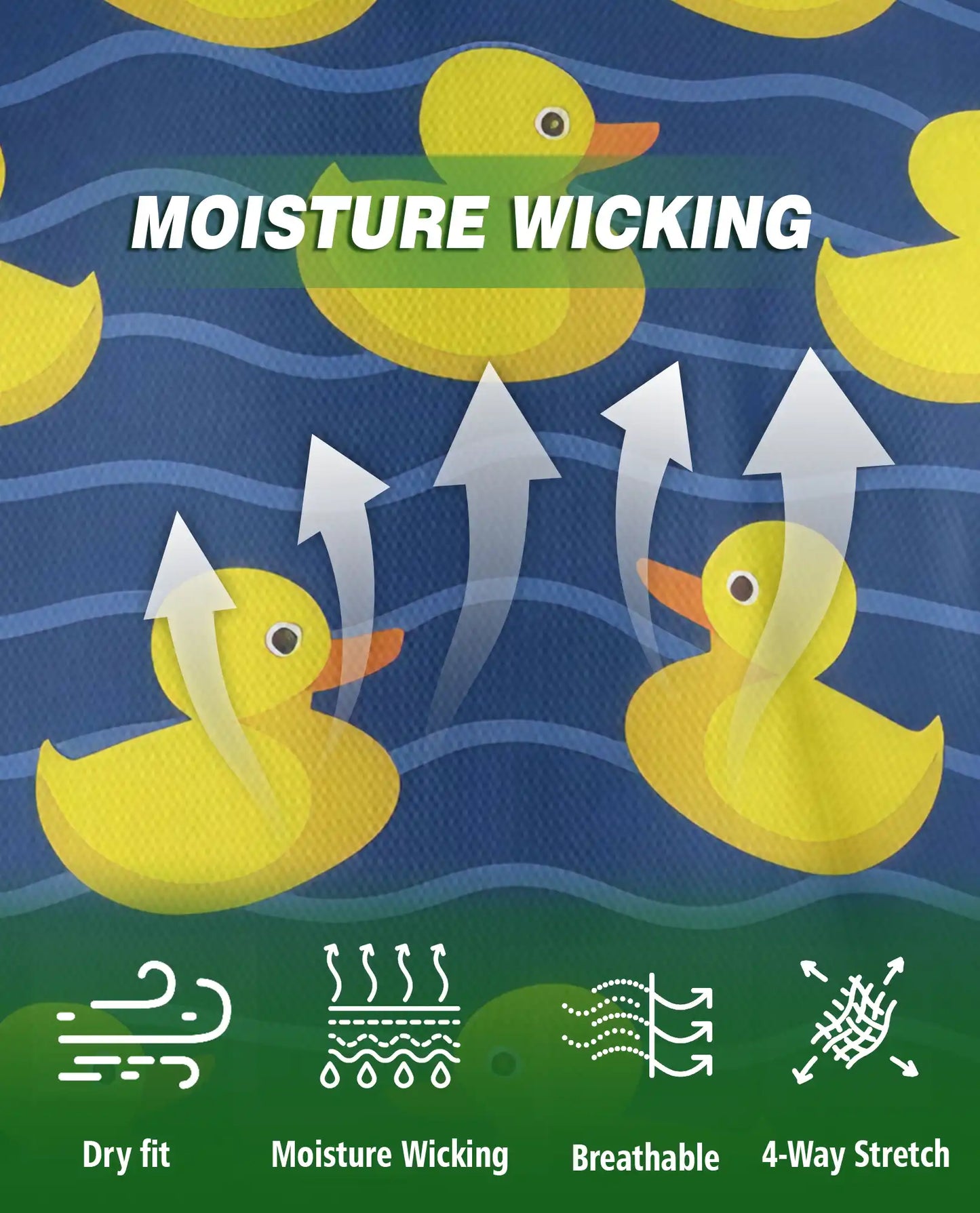 Yellow Duck Pattern Polo Shirt | Netecom