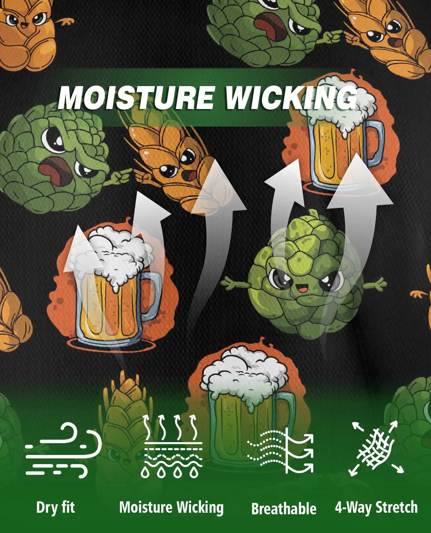 Beer Hop Polo Shirt – Funny Craft Beer Style | Netecom