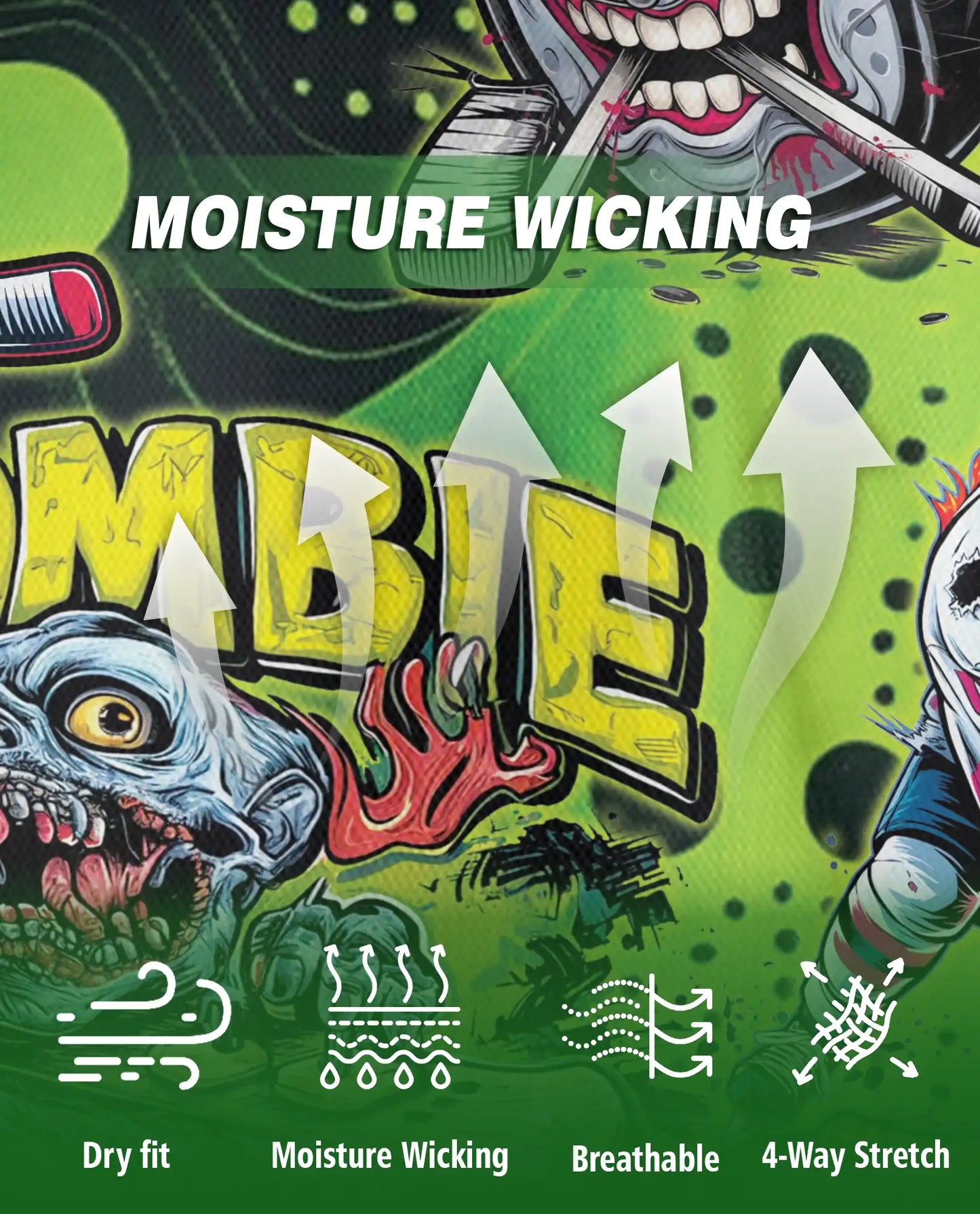 Zombie Hockey Polo Shirt | Netecom