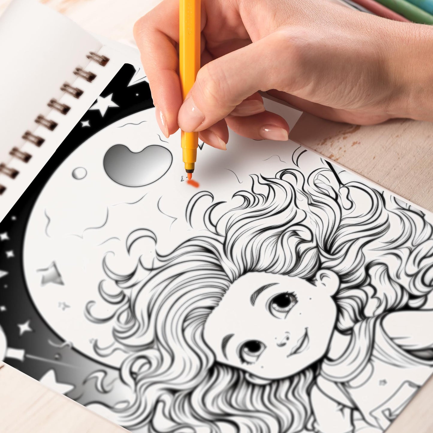 Dream World Spiral Bound Coloring Book, Experience the Joy of Coloring the Realm of Dreams with 30 Alluring Pages for Dreamers and Art Fans to Color and Celebrate the Unlimited Possibilities and Wonder of Dream World Art