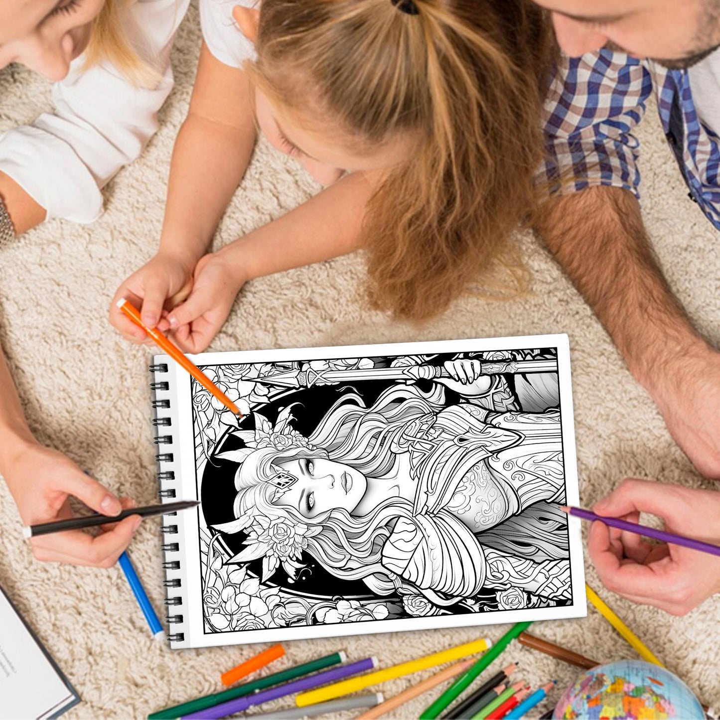 Vampires Spiral Bound Coloring Book, Gothic Vampire Scenes for a Dark and Mysterious Art Experience, Great for Fans of the Supernatural and Horror