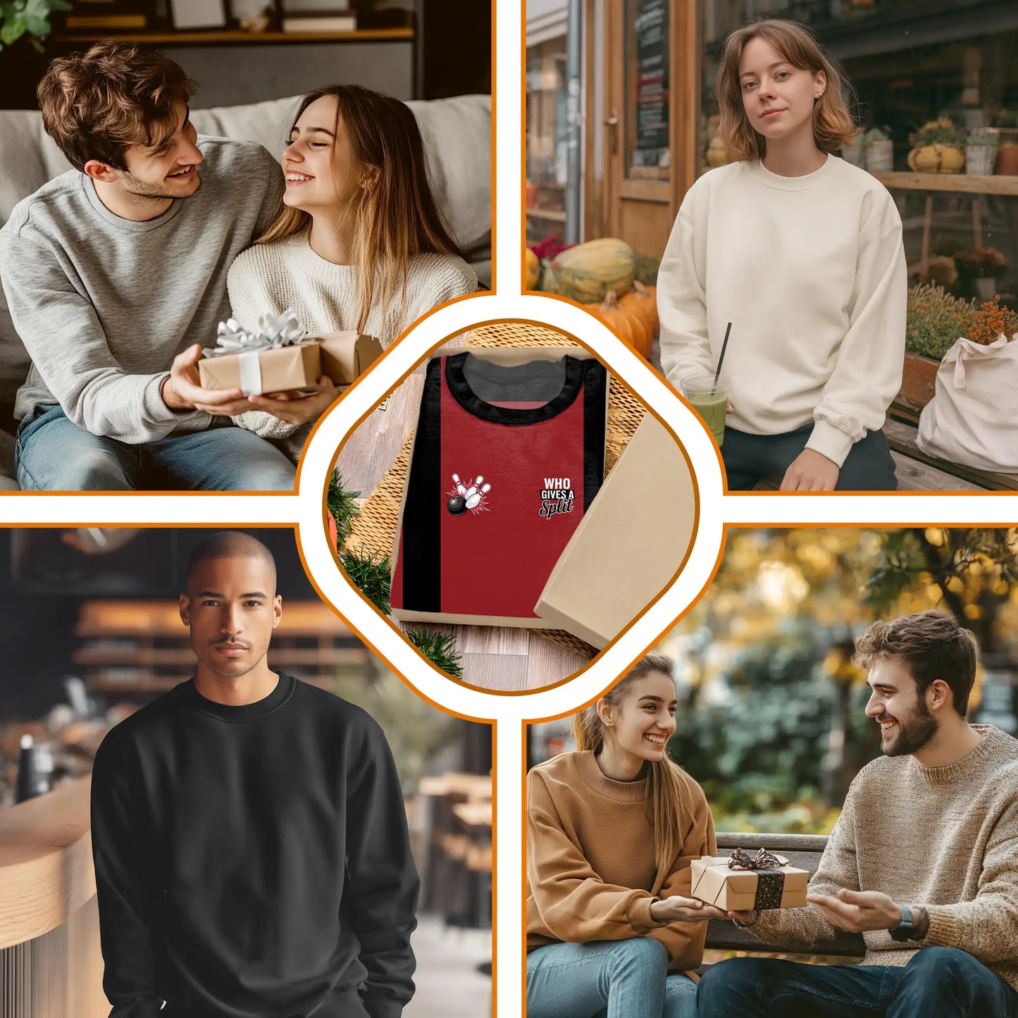 Bowling Who Gives A Split Sweatshirt, 3D All Over Print Funny Bowling Crewneck Pullover for Men Women, Bowler Gift - Netecom