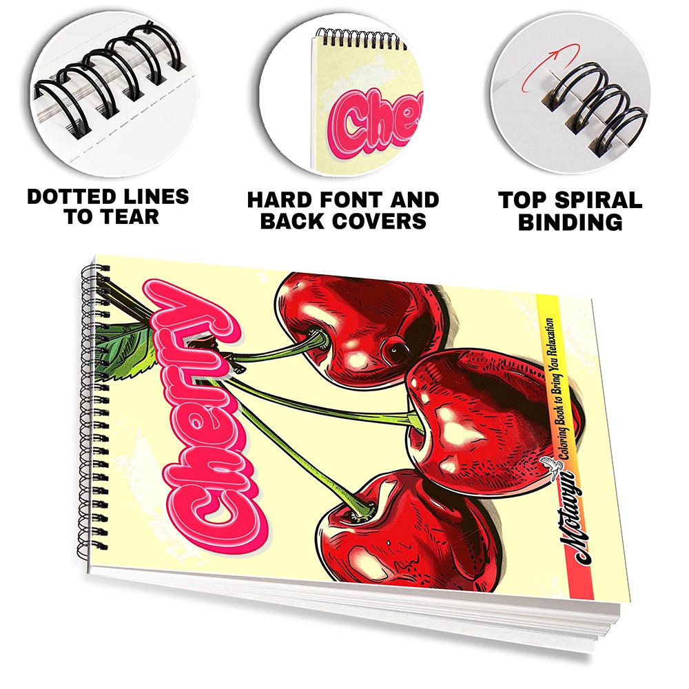 MOTAVYN Cherry Coloring Pages for Adults