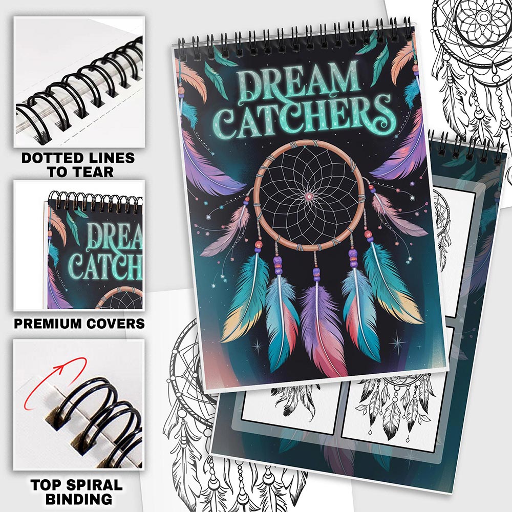NETHOUSE Dream Catchers Coloring Pages For Adults