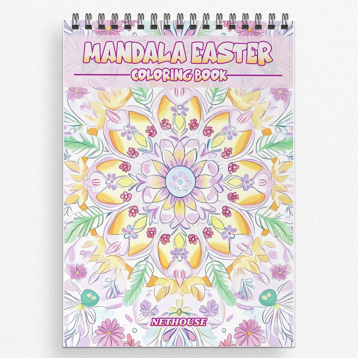 NETHOUSE Mandala Easter Coloring Book For Adults