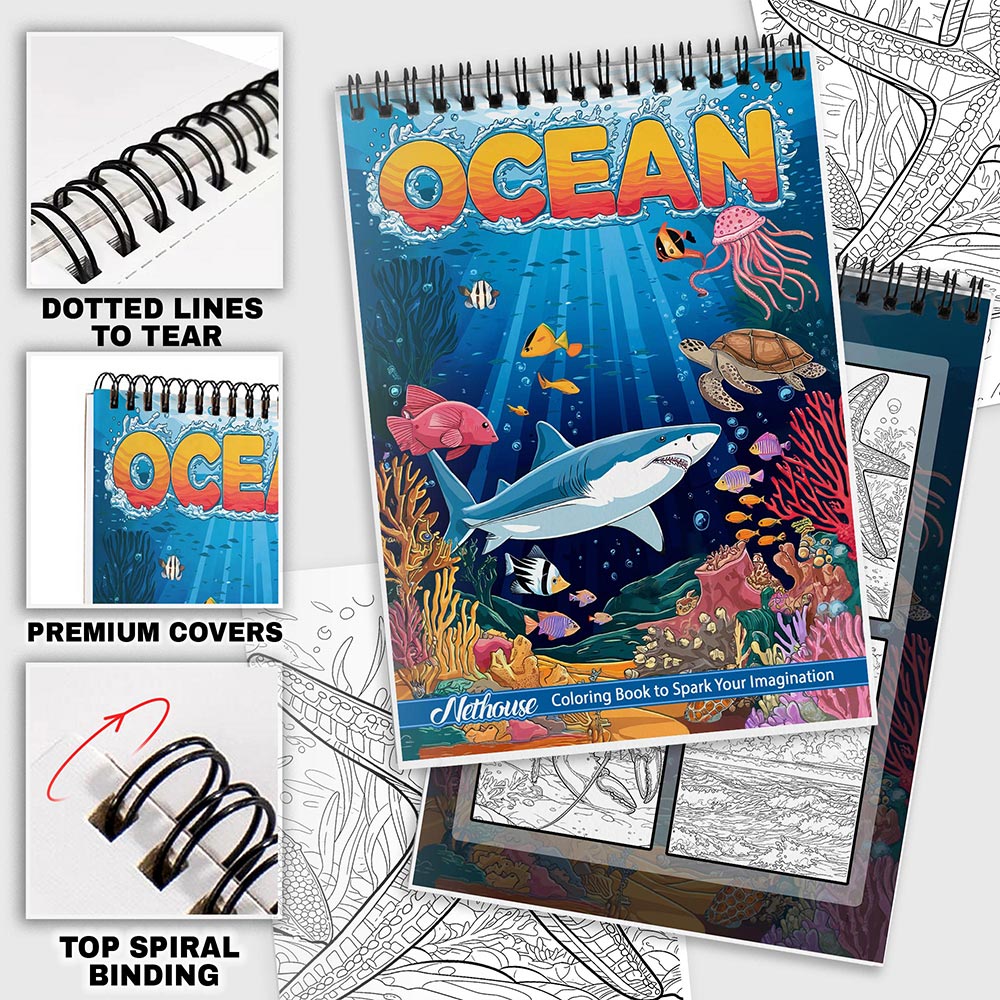 NETHOUSE Ocean Coloring Pages For Adults