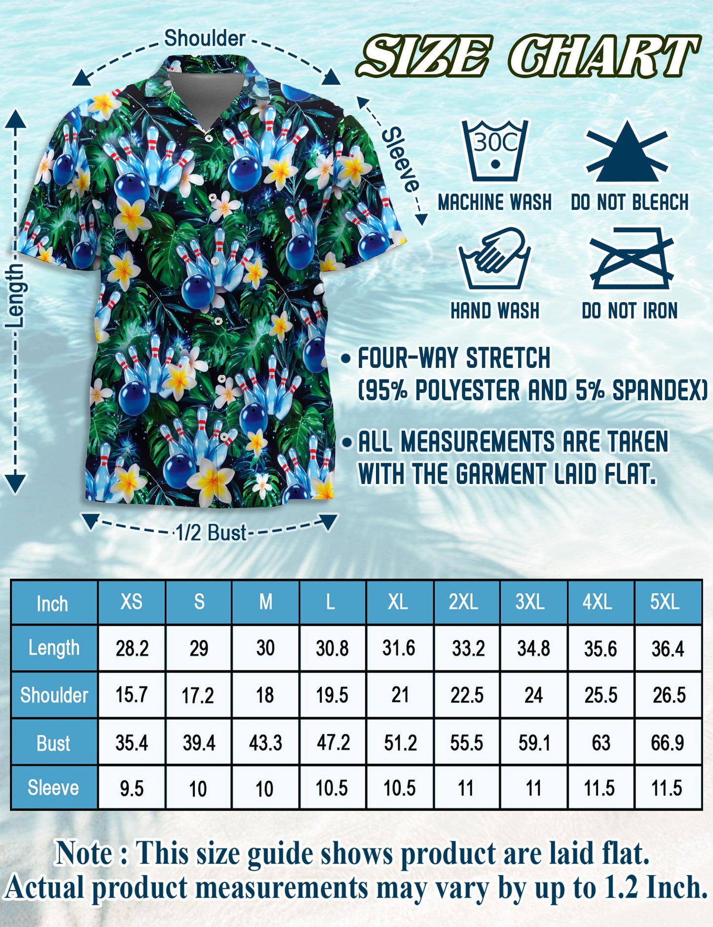 Netecom Cool Plumeria Bowling Hawaiian Shirt for Men, Bowling Ball Sport Bowler Button Down Summer Beach Short Sleeve, S-5XL