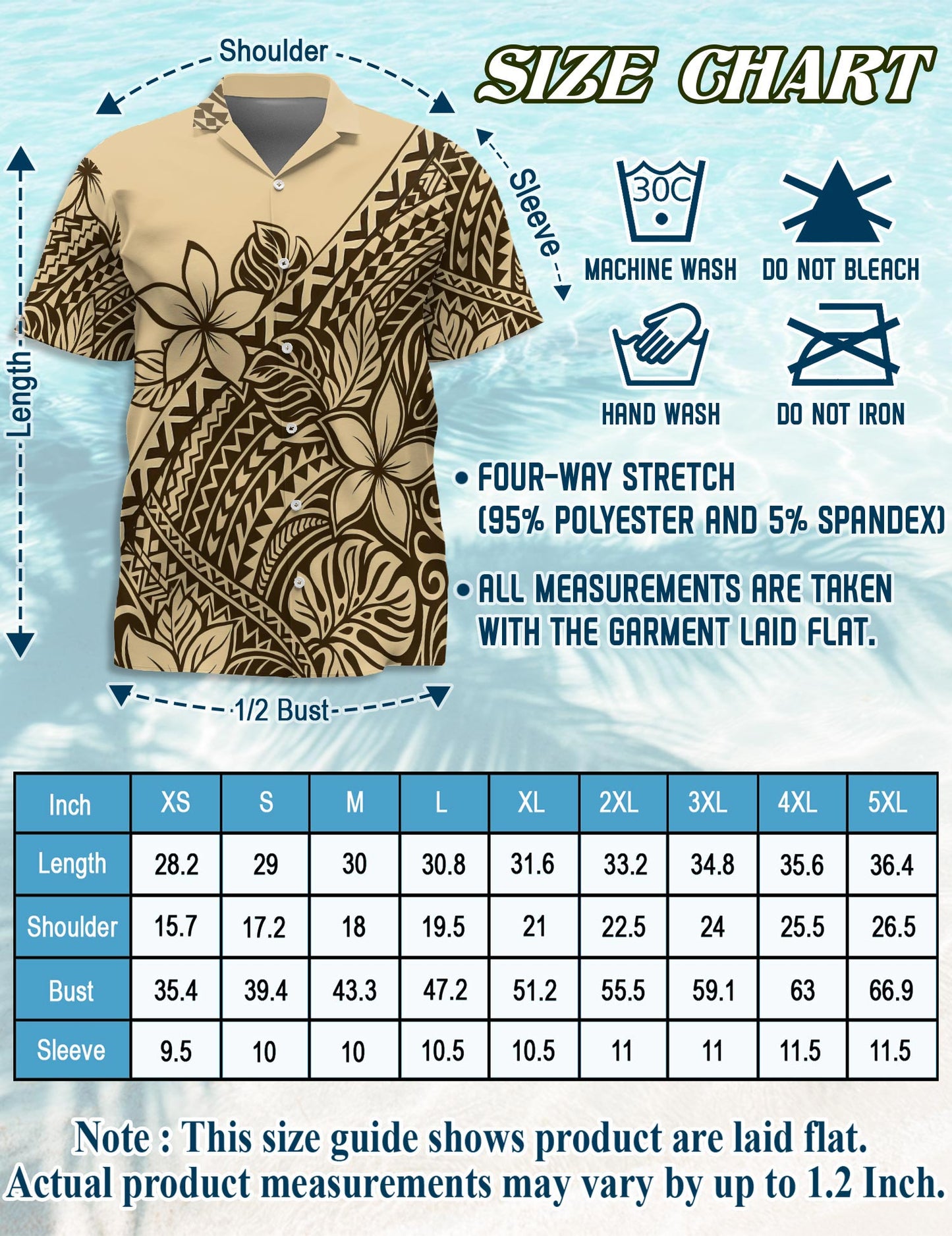 Netecom Plumeria Frangipani Hawaiian Shirt for Men, Vintage Style, Button Down Summer Beach Short Sleeve, S-5XL
