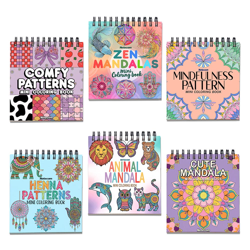 Pattern Mini Coloring Book for Adult