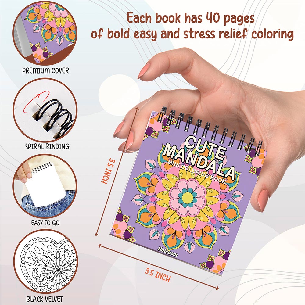 Pattern Mini Coloring Pages for Adult