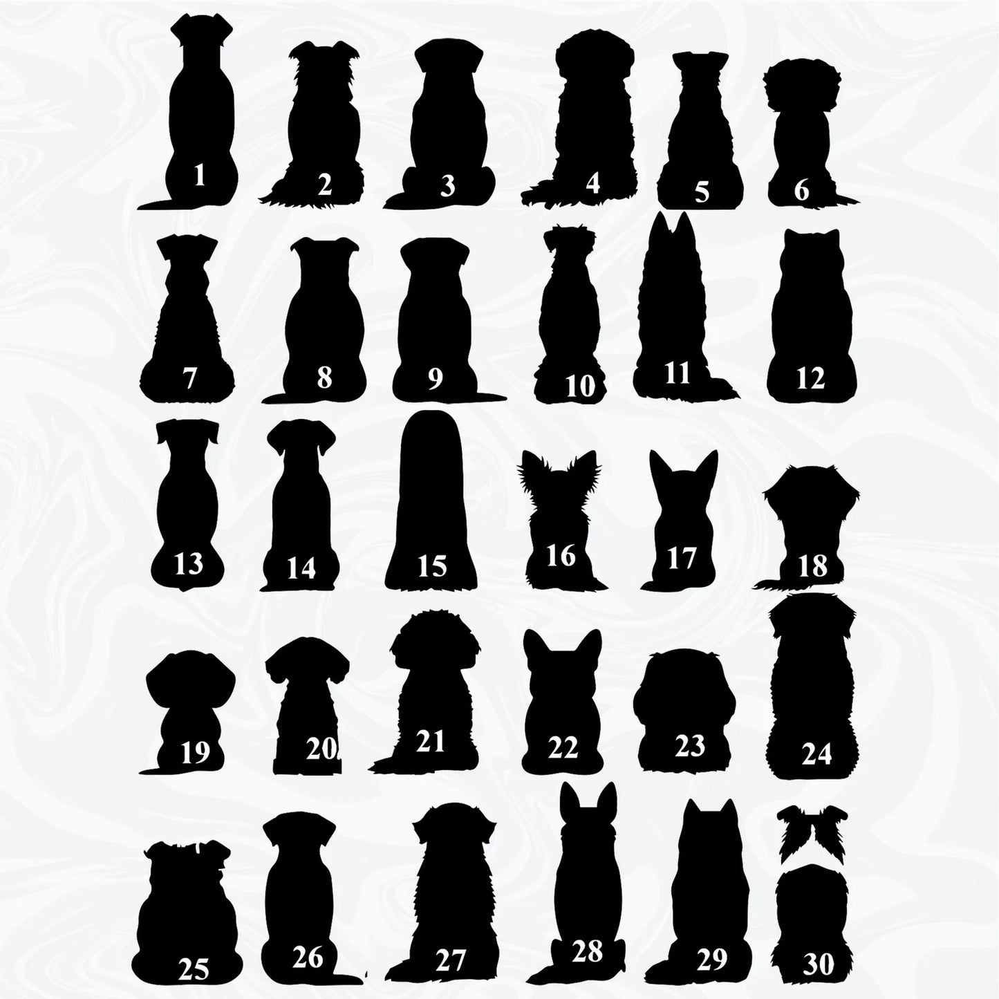 Netecom Custom Dog Pet Memorial Suncatcher – Personalized Loss of Pet Sympathy Gift, Custom Dog Breed, Dog Mom Ornament, Pet Loss Memorial Gift