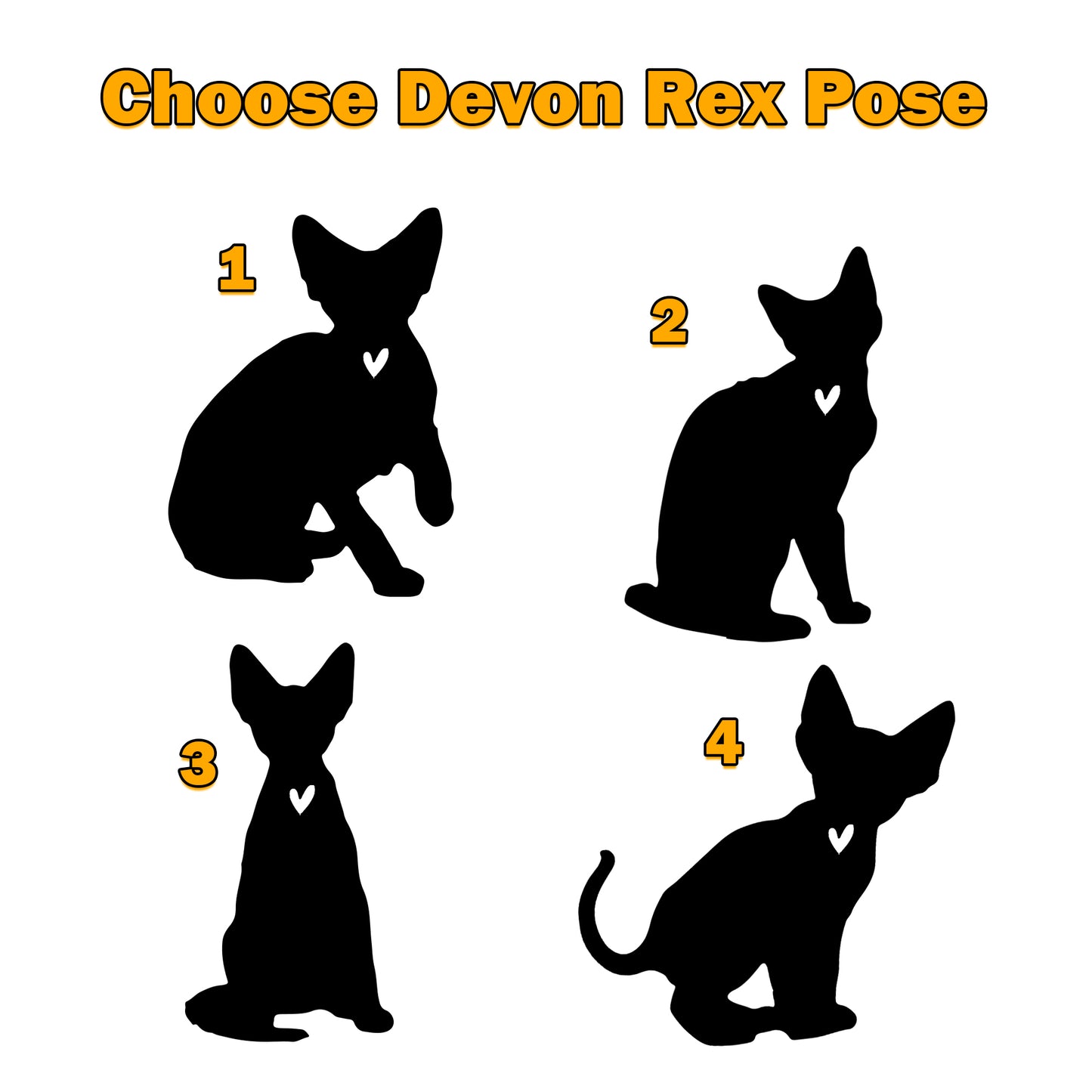 Netecom Personalized Devon Rex Cat On Moon Suncatcher - Custom with Name & Date - Pet Loss Light Catcher - Gifts for Cat Lovers - Christmas Cat Ornament for Window Hangings