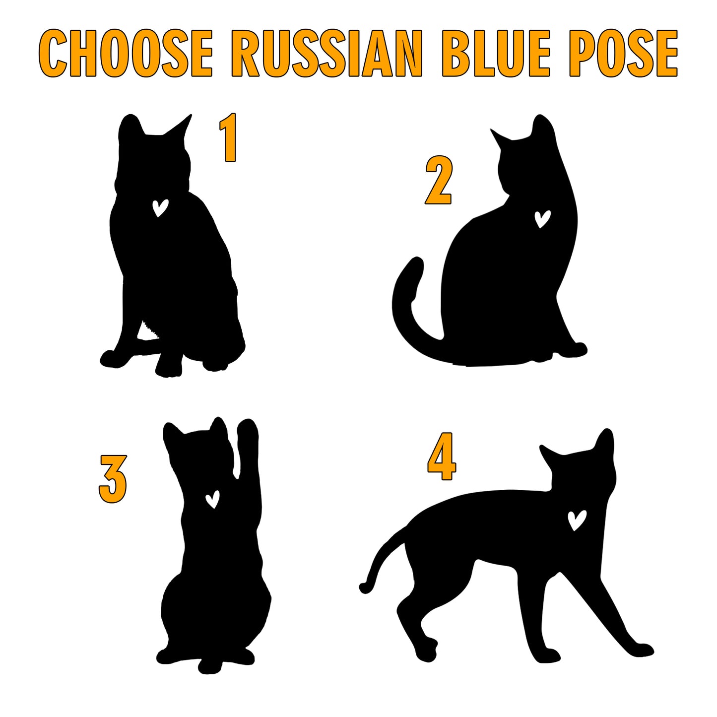 Netecom Personalized Russian Blue Cat Memorial Suncatcher - Custom with Name & Date - Pet Loss Light Catcher - Christmas Cat Ornament for Window Hangings