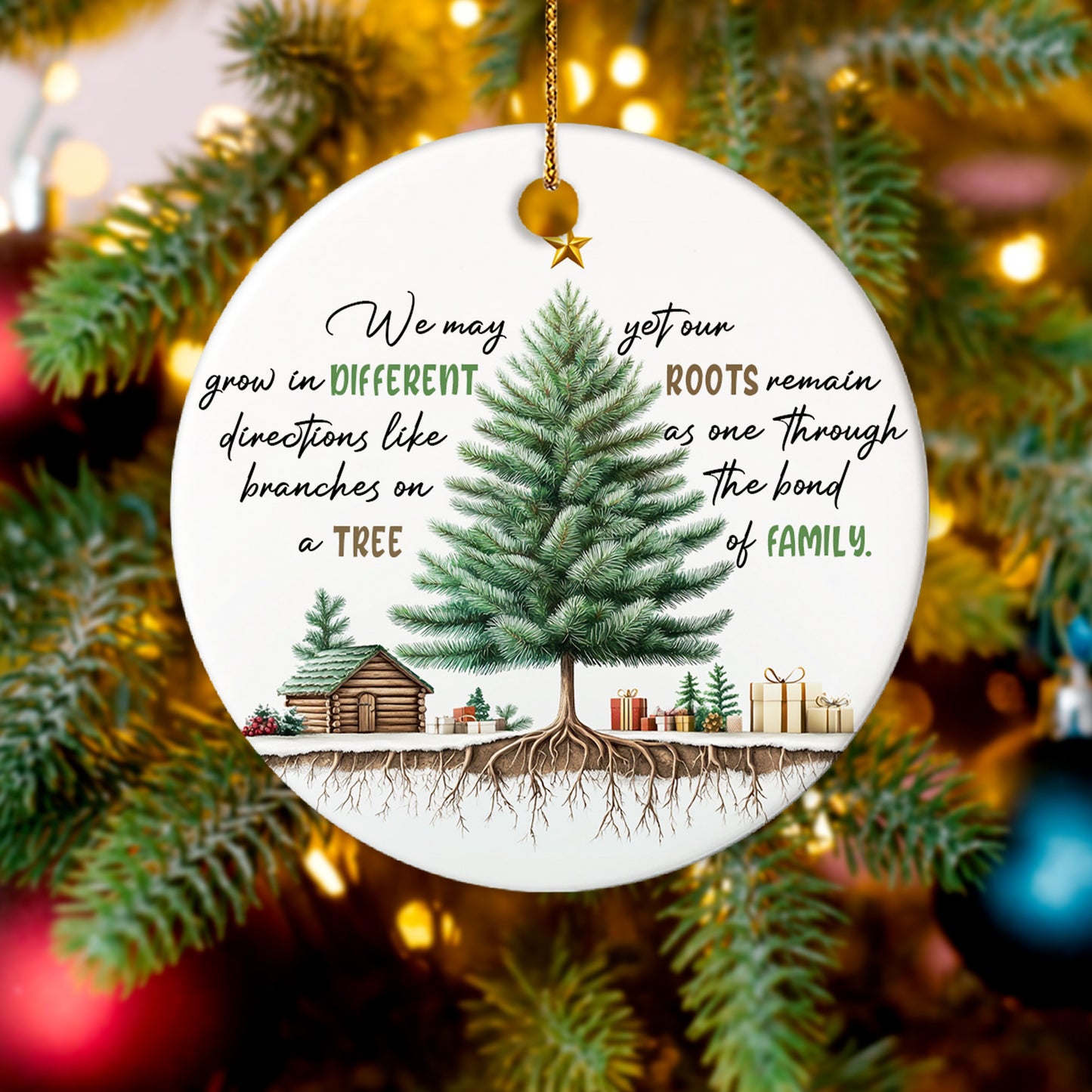 Netecom Snowman Christmas Ornament, Jesus is the Reason for the Season Ceramic Ornament for Xmas Tree Hanging Decorations Gift, Religious Gifts for Christian, Holiday Party Present