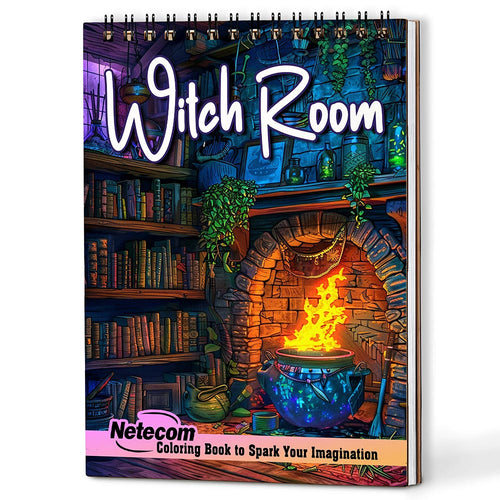 Netecom Witch Room Coloring Book For Adults