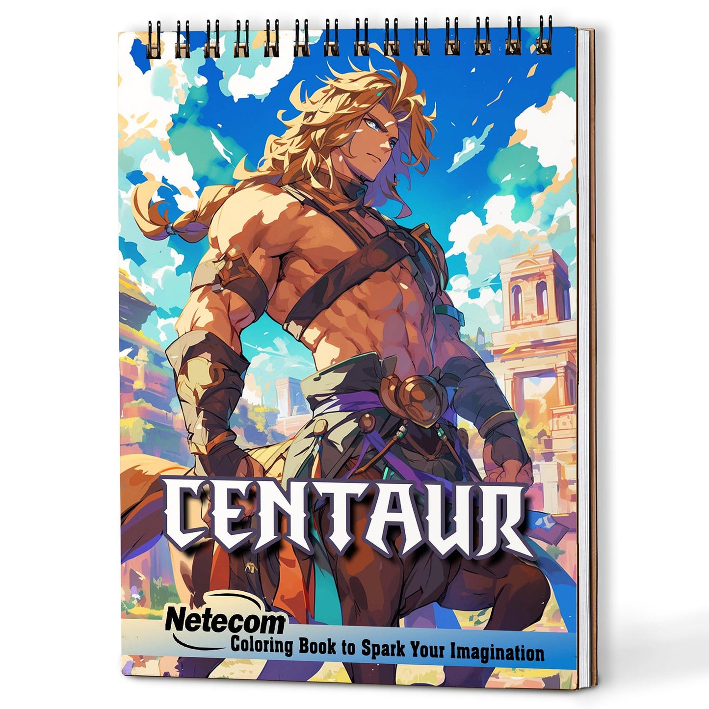 Netecom Centaur Coloring Book For Adults