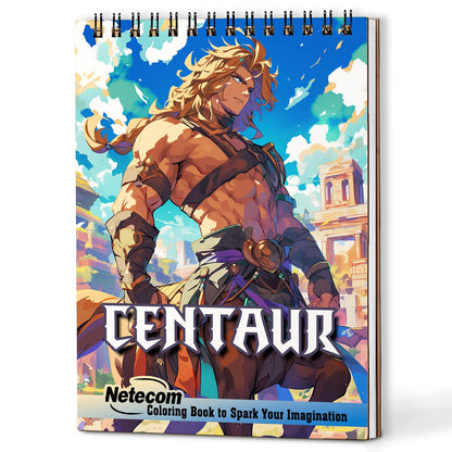 Netecom Centaur Coloring Book For Adults