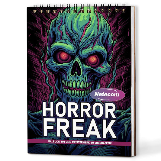 Netecom Horror Freak Coloring Book For Adults