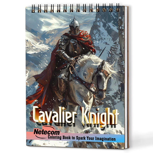 Netecom Cavalier Knight Coloring Book For Adults