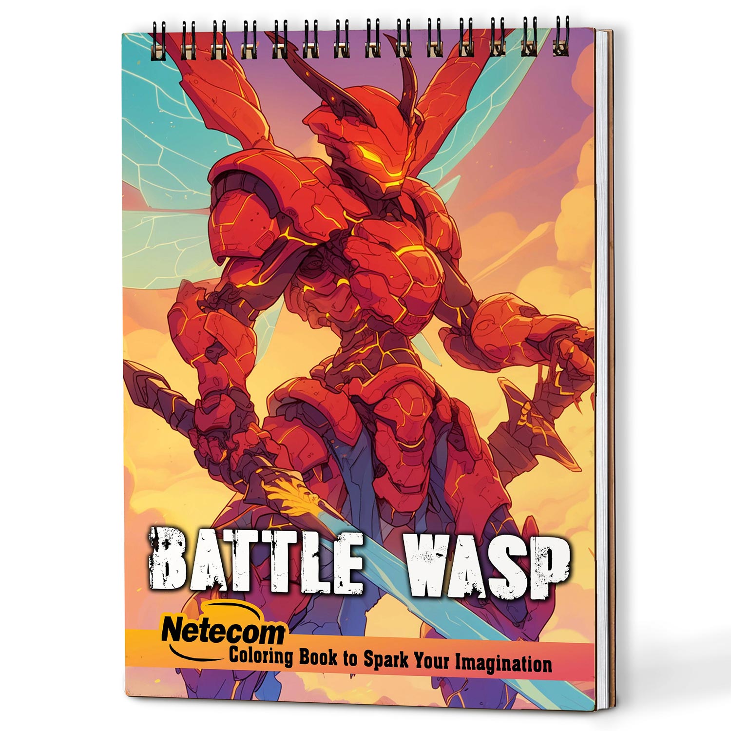 Netecom Battle Wasp Coloring Book For Adults