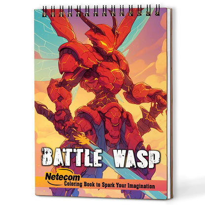 Netecom Battle Wasp Coloring Book For Adults
