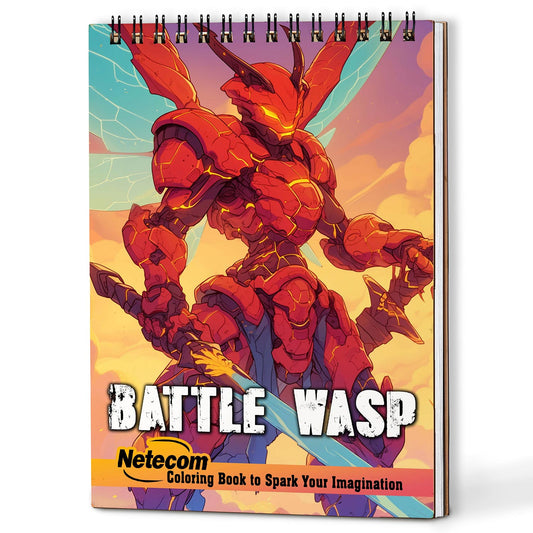 Netecom Battle Wasp Coloring Book For Adults