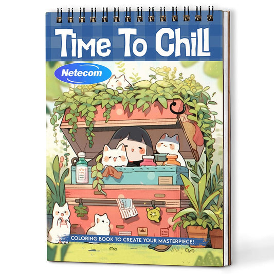 Time To Chill Coloring Book For Adults