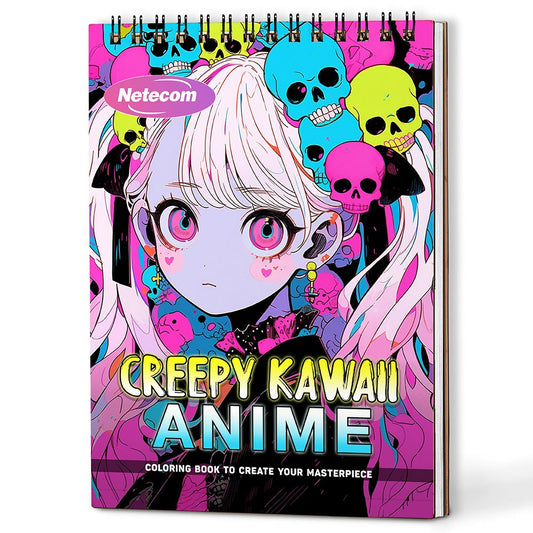 Creepy Kawaii Anime Coloring Book For Adults