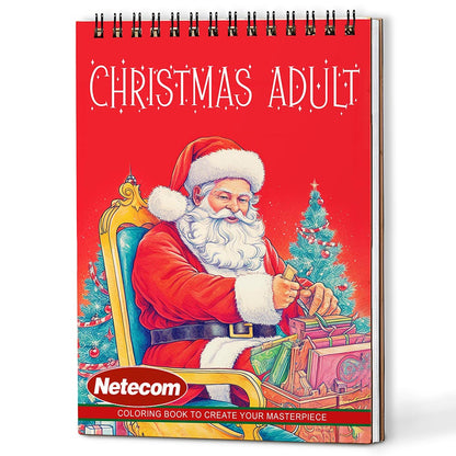 Netecom Christmas Adult Coloring Book For Adults