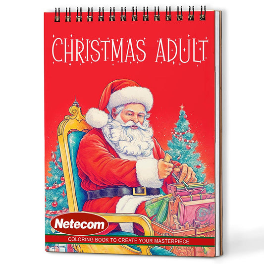 Netecom Christmas Adult Coloring Book For Adults