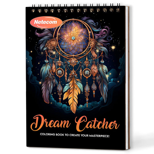 Netecom Dream Catcher Coloring Book For Adults