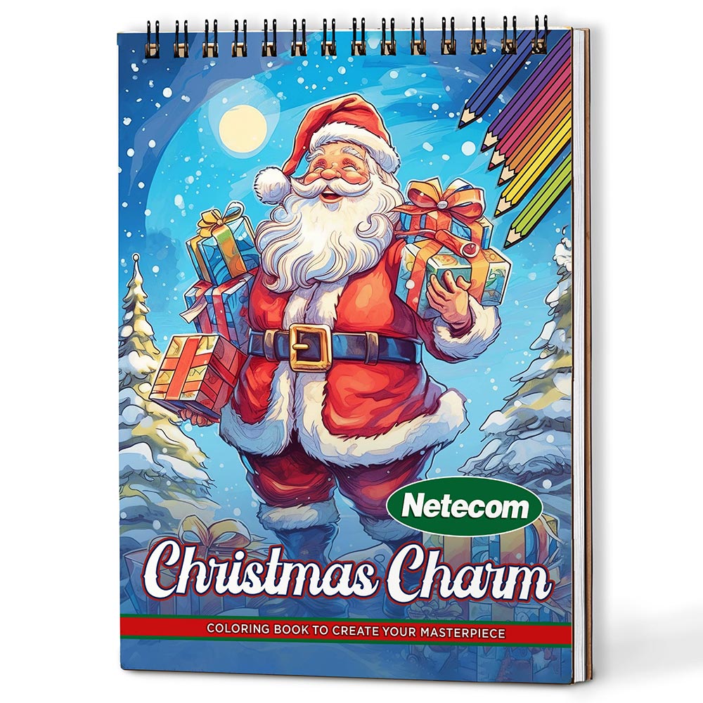 Christmas Charm Coloring Book For Adults
