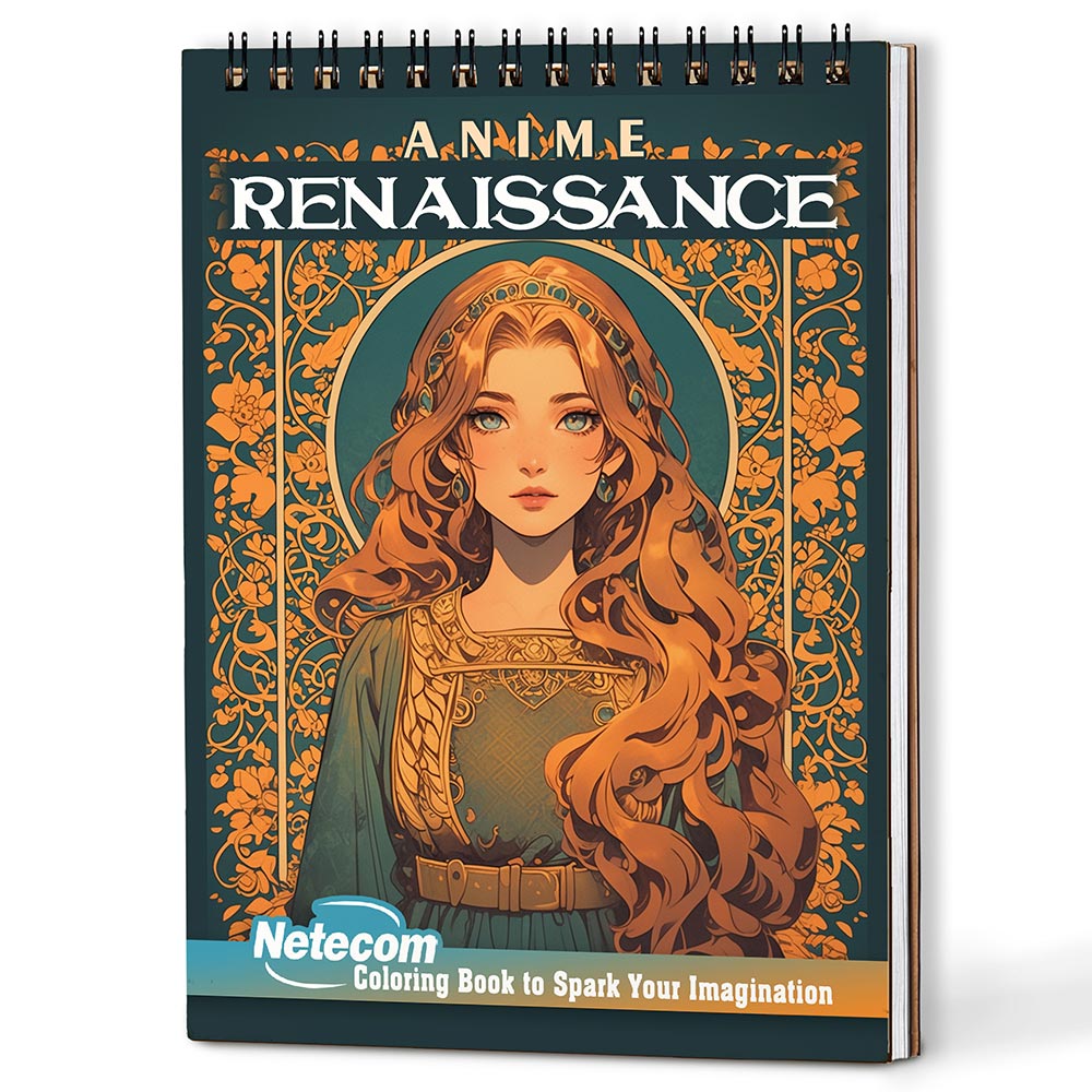 Netecom Renaissance Coloring Book For Adults