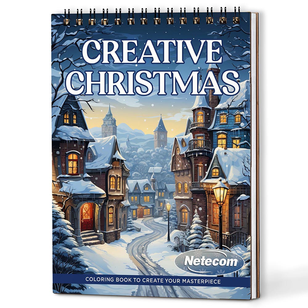 Netecom Creative Christmas Coloring Book For Adults