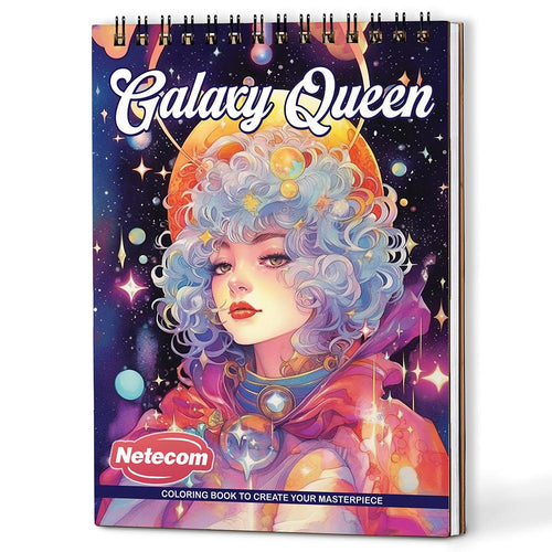 Netecom Galaxy Queen Coloring Book For Adults