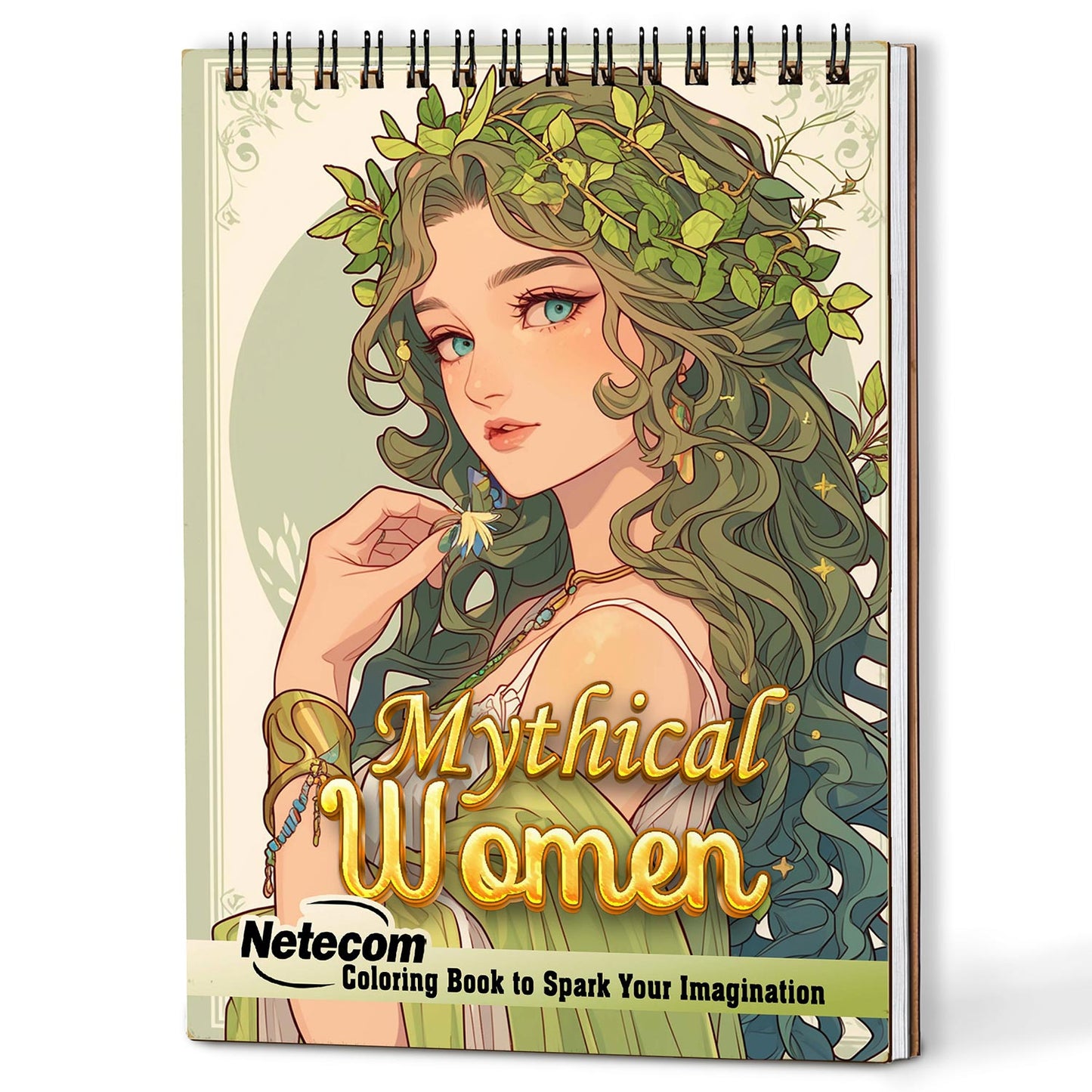 Netecom Mythical Women Coloring Book For Adults
