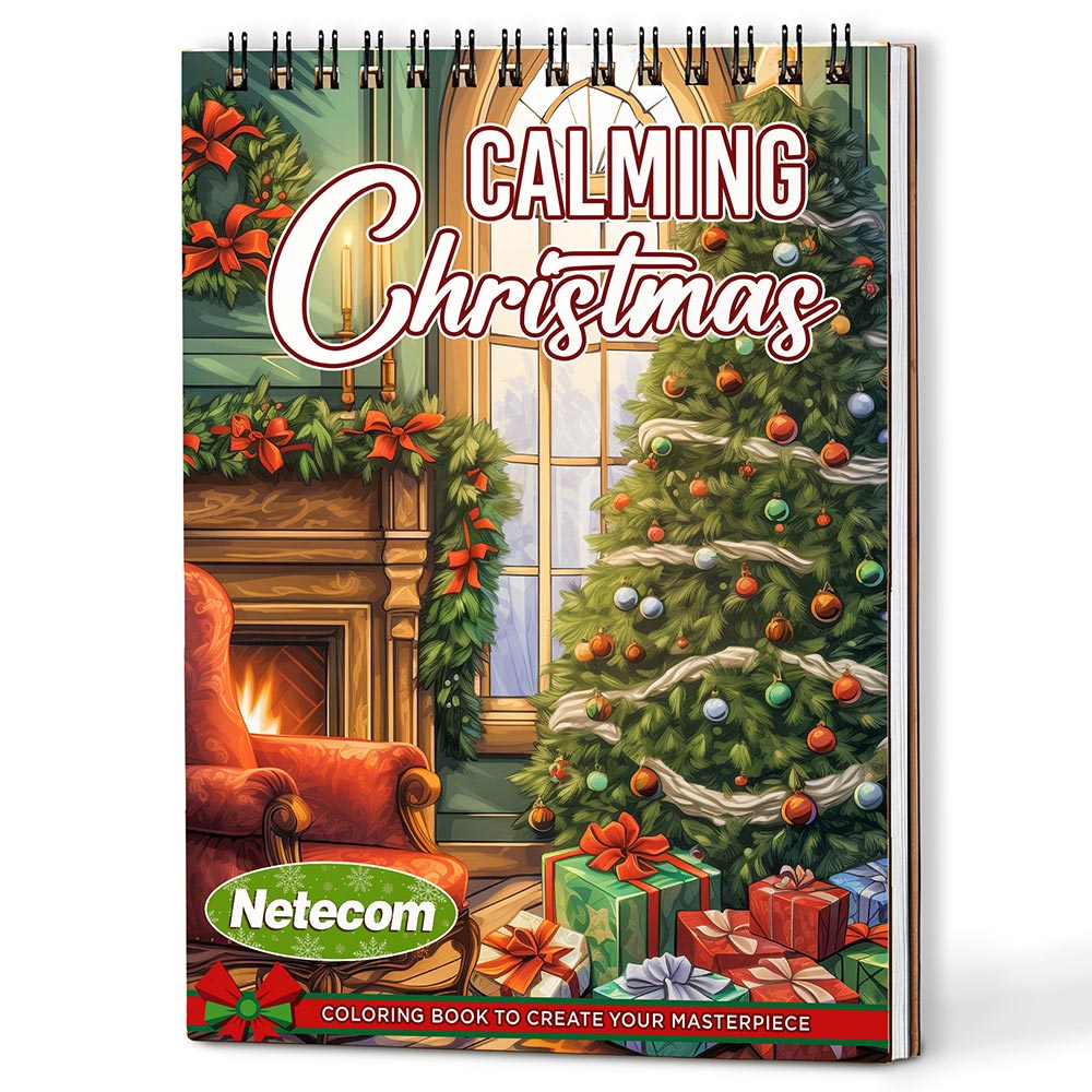 Calming Christmas Coloring Book For Adults