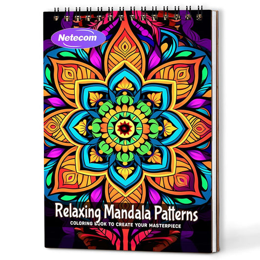 Relaxing Mandala Patterns Coloring Book For Adults