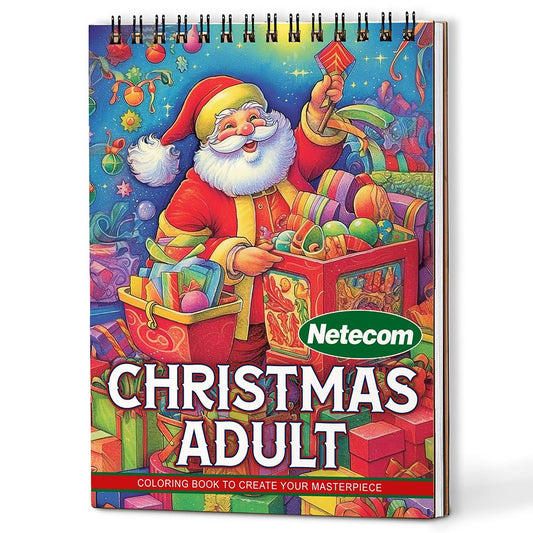 Netecom Christmas Adult Coloring Book For Adults