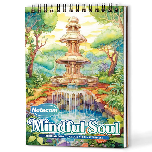 Netecom Mindful Soul Coloring Book For Adults