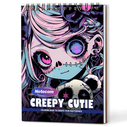 Creepy Cutie Coloring Book For Adults