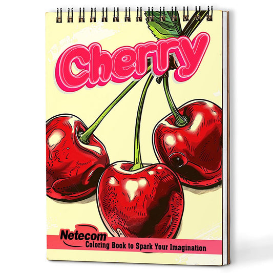 Netecom Cherry Coloring Book For Adults
