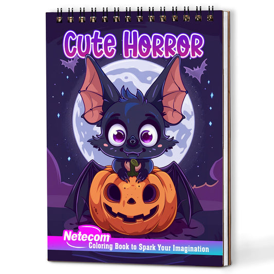 Netecom Cute Horror Coloring Book For Adults