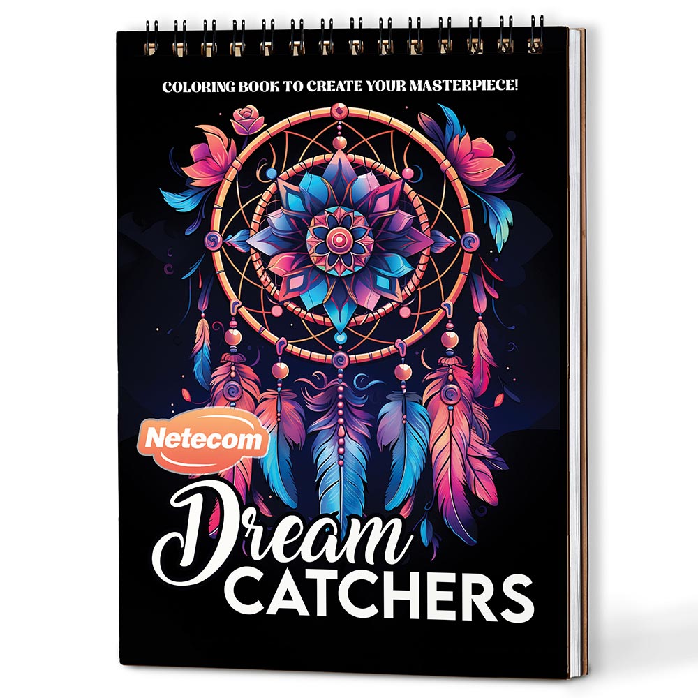 Netecom Dream Catchers Coloring Book For Adults