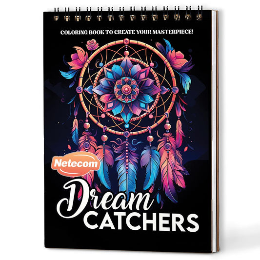 Netecom Dream Catchers Coloring Book For Adults