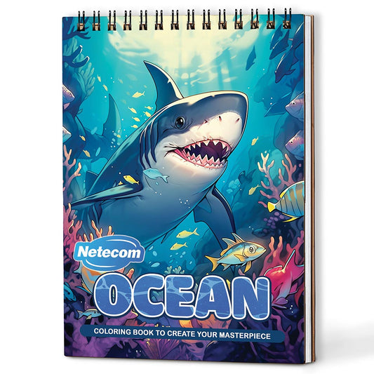 Netecom Ocean Coloring Book For Adults