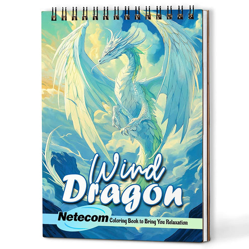 Netecom Wind Dragon Coloring Book For Adults