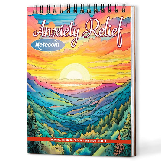 Anxiety Relief Coloring Book For Adults