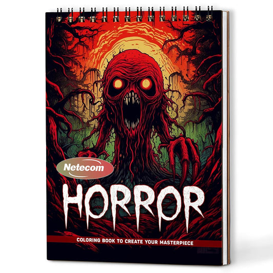 Netecom Horror Coloring Book For Adults