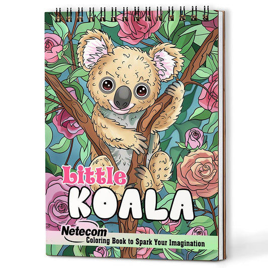 Netecom Little Koala Coloring Book For Adults